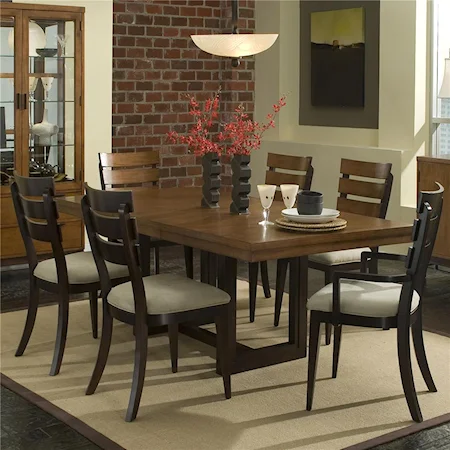 7 Piece Set Dining Room Table with Chairs